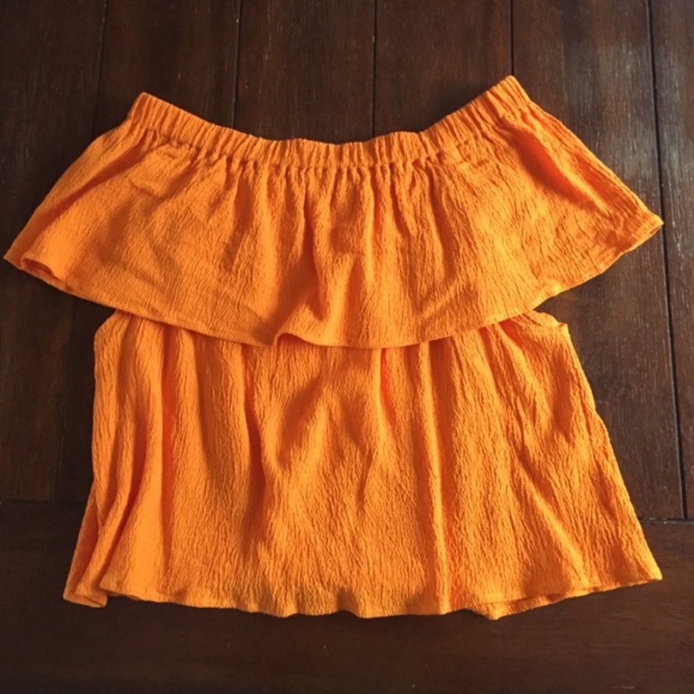 Otis & Maclain Revolve Senorita Top ORANGE Small